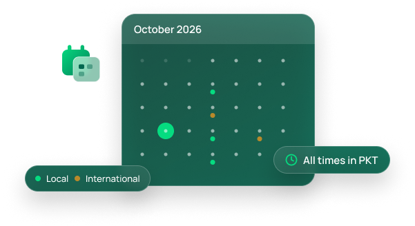 Events Calendar Illustration